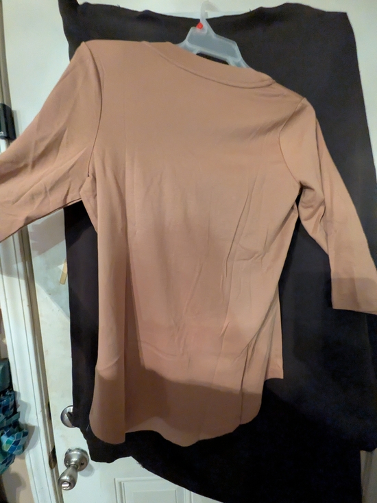 Isaac Mizrahi Tops - Isaac Mizrahi Dusty Rose 3/4 Sleeve Scoop Neck Tunic